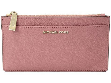 michael kors card holder pink|michael kors oversized wallet.